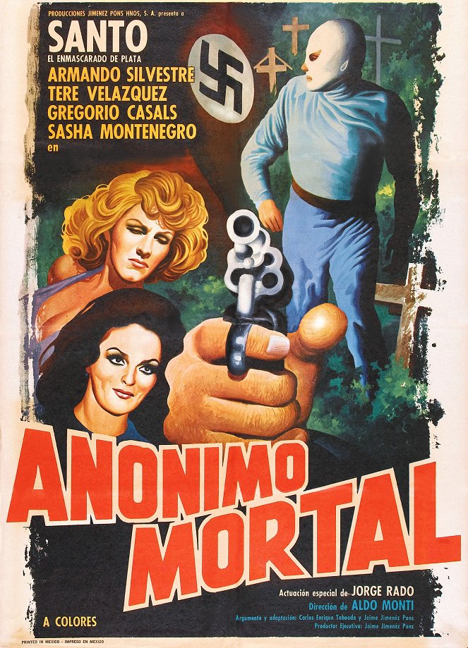 El Santo bojuje proti vražedným anonymům - Plakáty