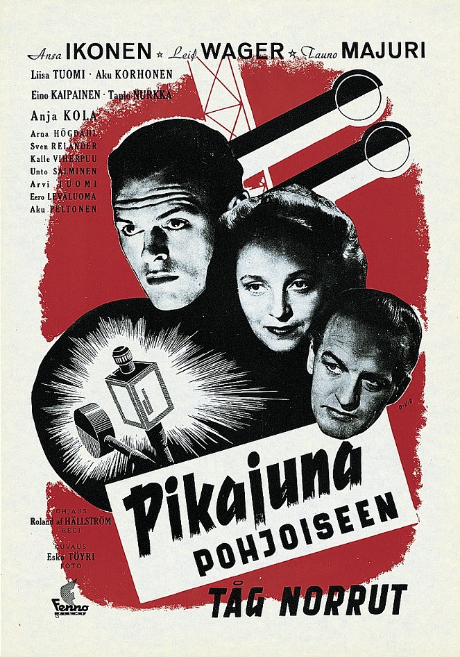 Pikajuna pohjoiseen - Plagáty