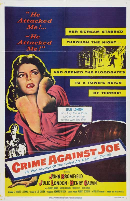 Crime Against Joe - Cartazes
