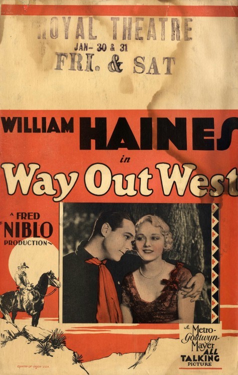 Way Out West - Plakáty