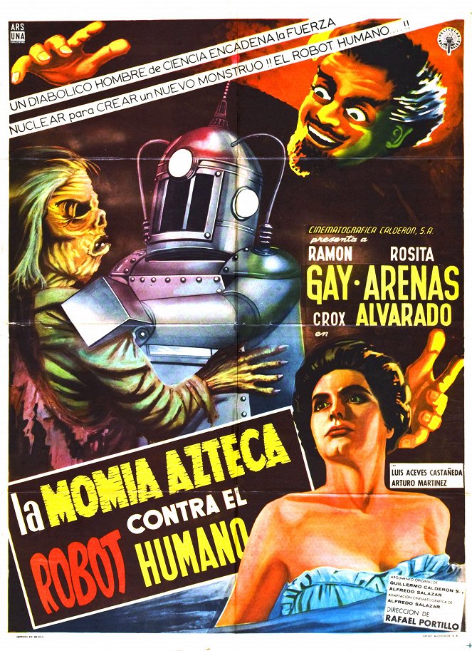 La momia azteca contra el robot humano - Plakate