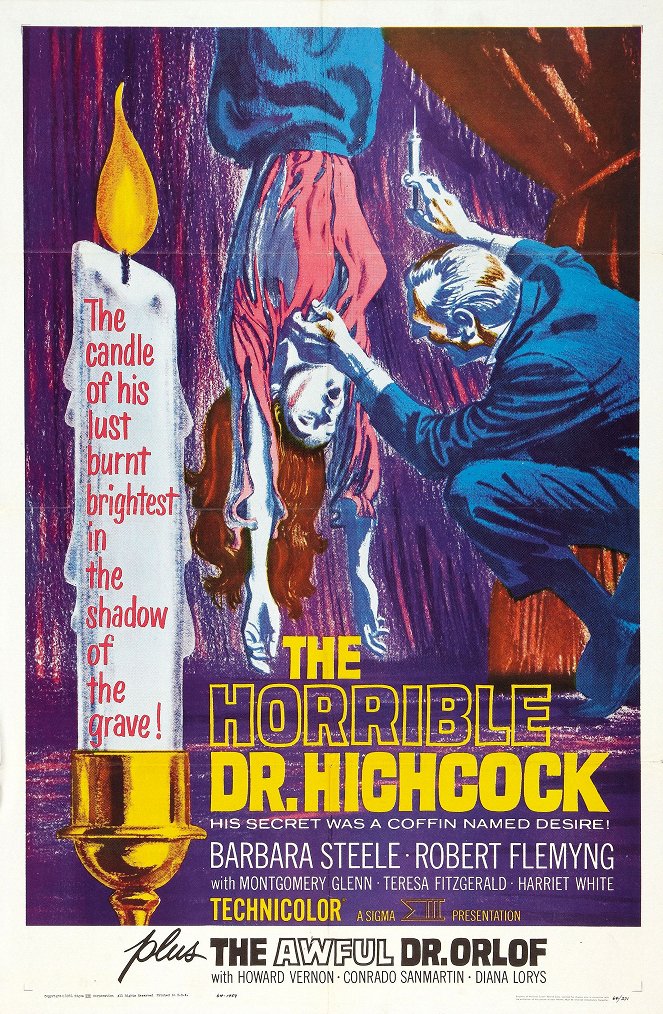 The Horrible Dr. Hichcock - Posters