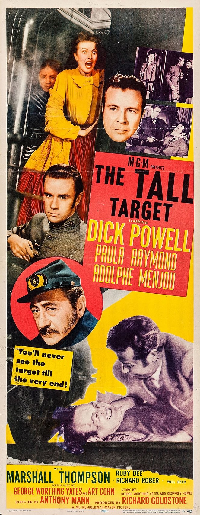 The Tall Target - Julisteet