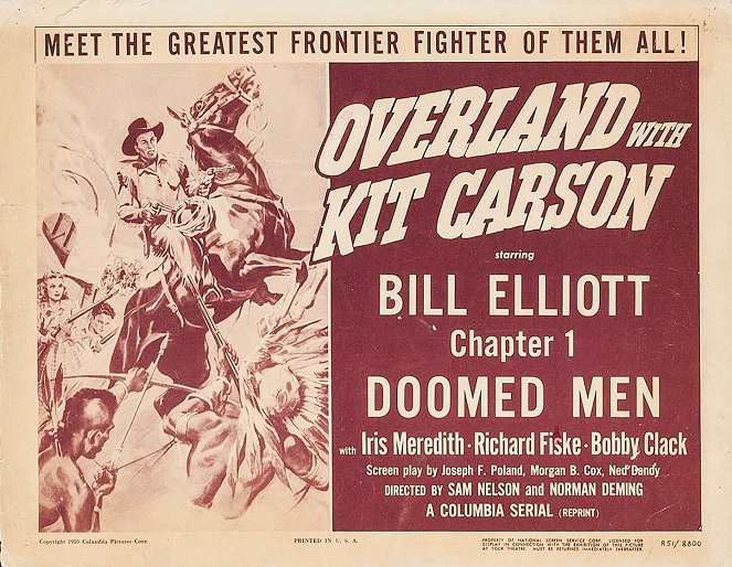 Overland with Kit Carson - Plagáty