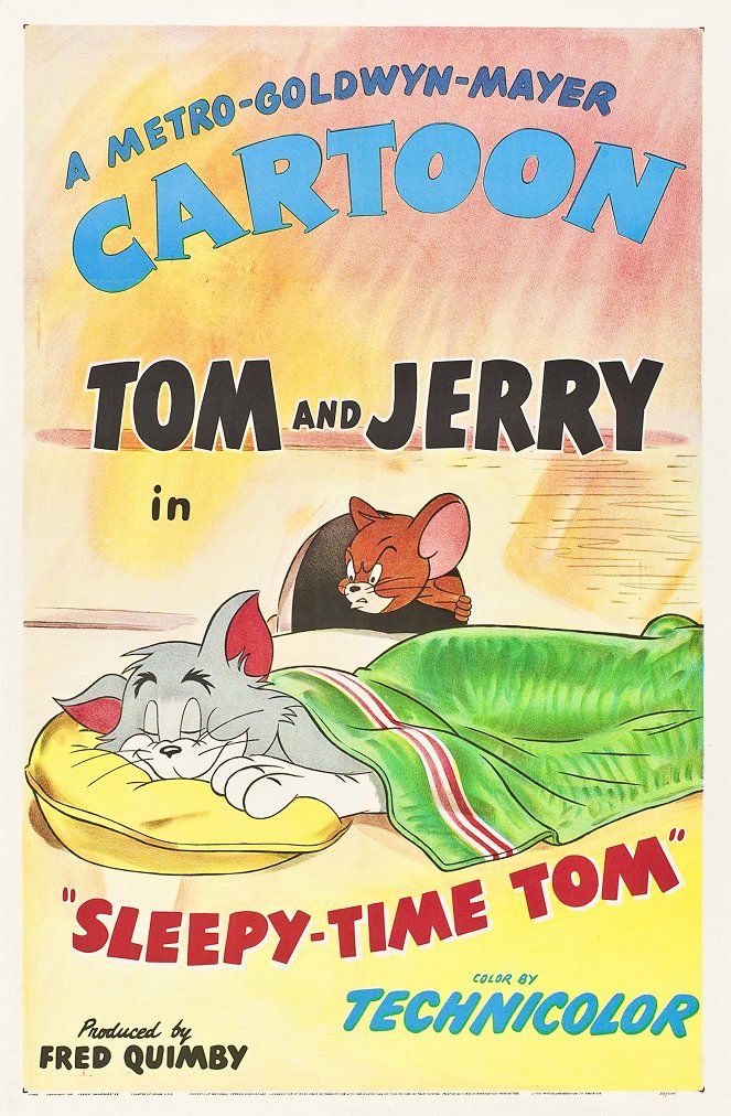 Tom y Jerry - Tom dormilón - Carteles
