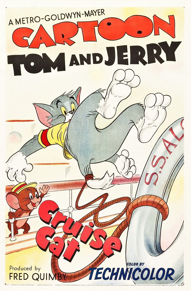 Tom and Jerry - Tom and Jerry - Cruise Cat - Posters