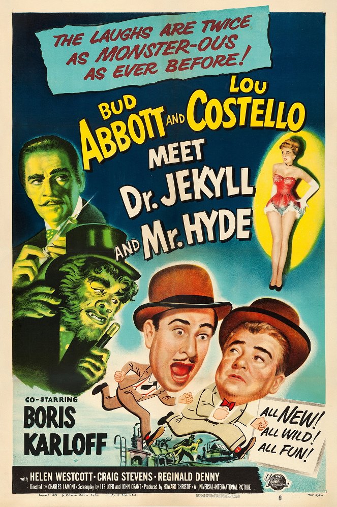 Abbott and Costello Meet Dr. Jekyll and Mr. Hyde - Plakaty