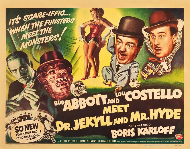 Deux nigauds contre le Docteur Jekyll et M. Hyde - Affiches