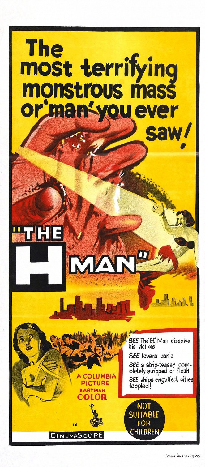 The H-Man - Posters