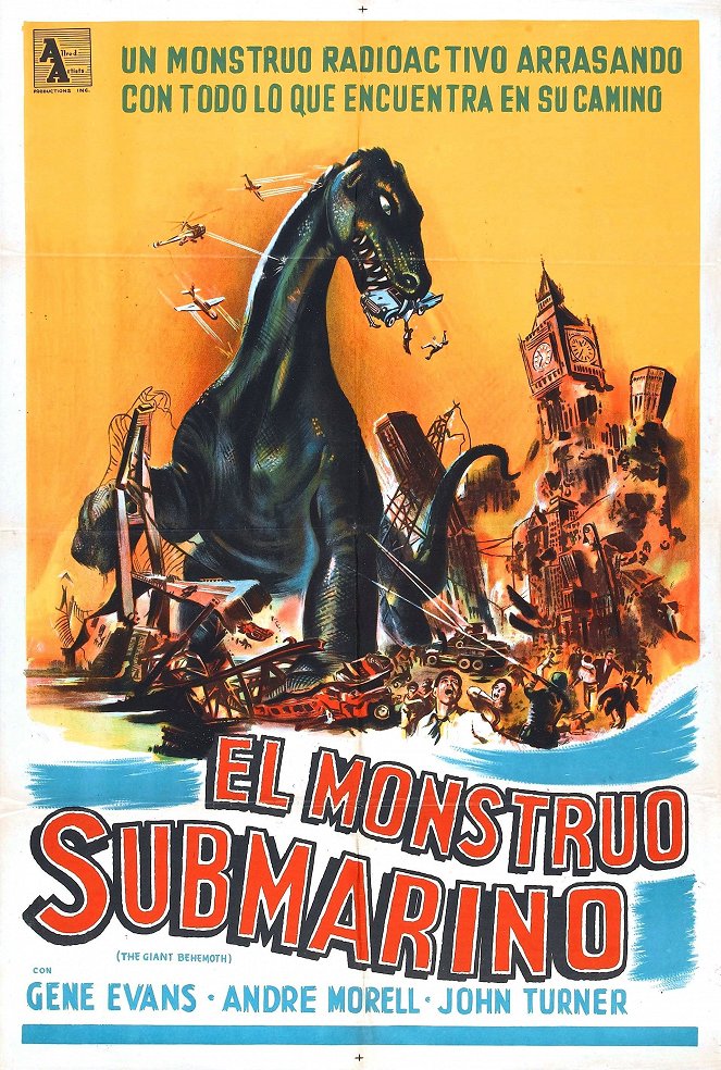 El monstruo submarino - Carteles