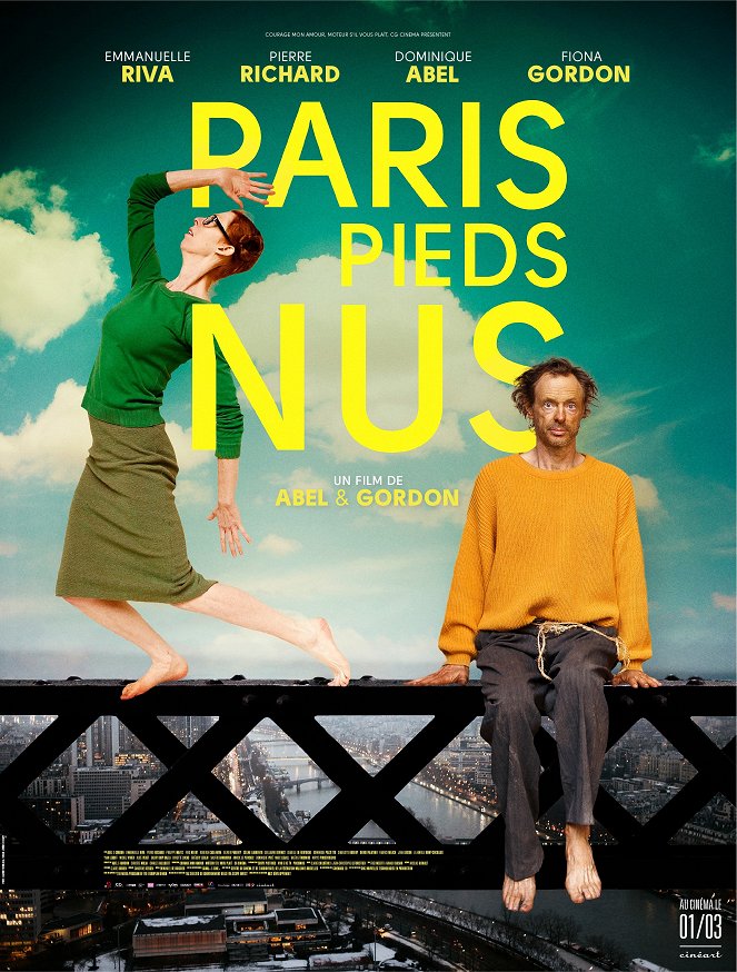 Paris pieds nus - Posters