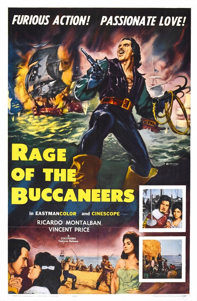 Rage of the Buccaneers - Posters