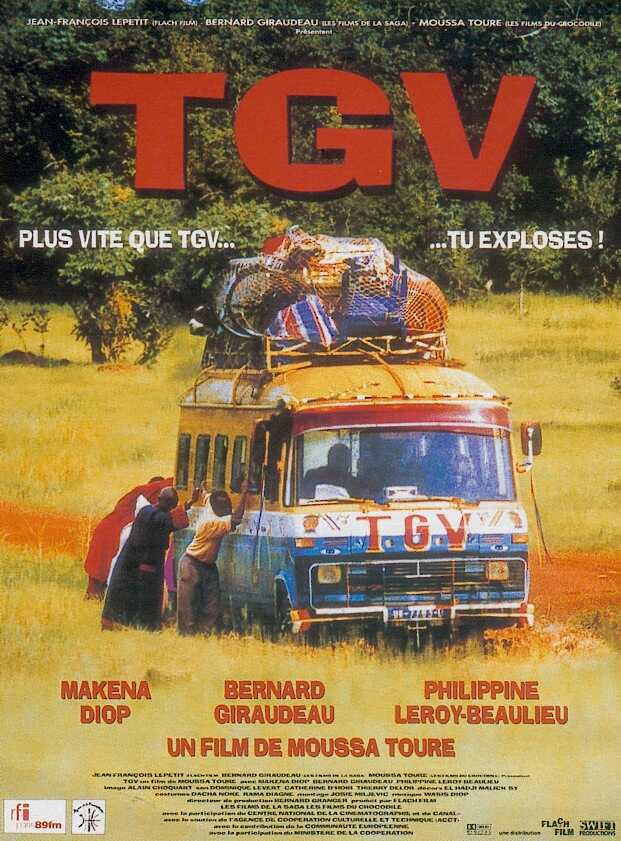 TGV-Express - Der schnellste Bus nach Conakry - Plakate