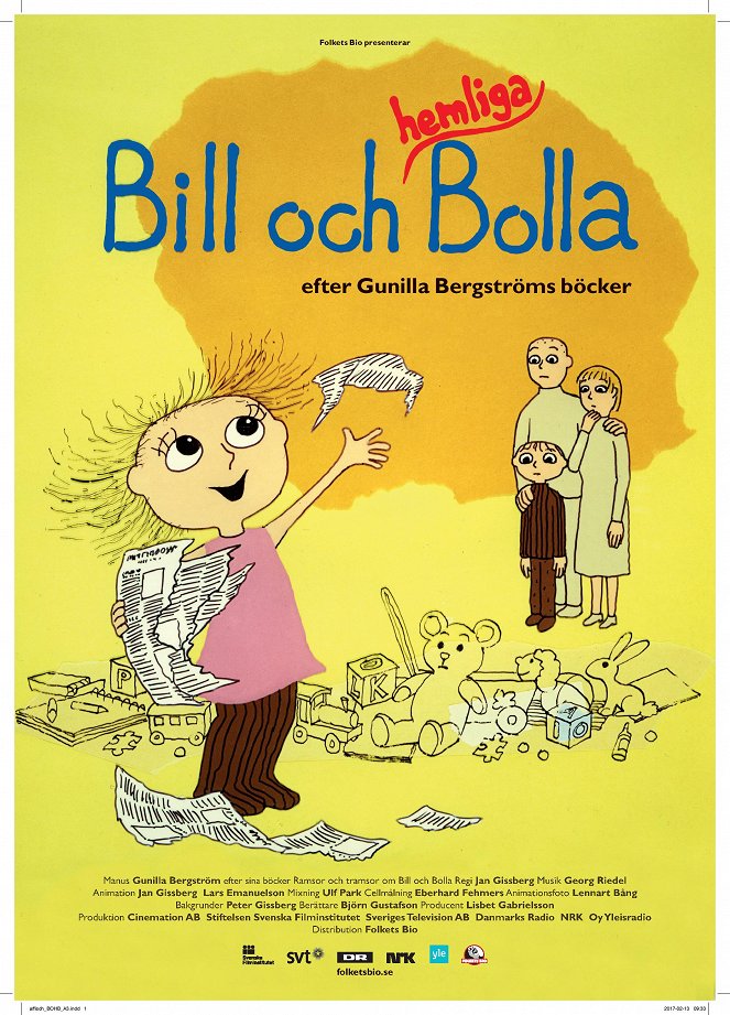 Bill och Hemliga Bolla - Plakate