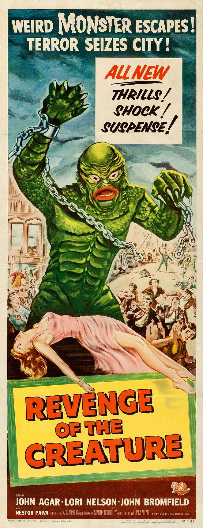 De wraak van het monster - Posters