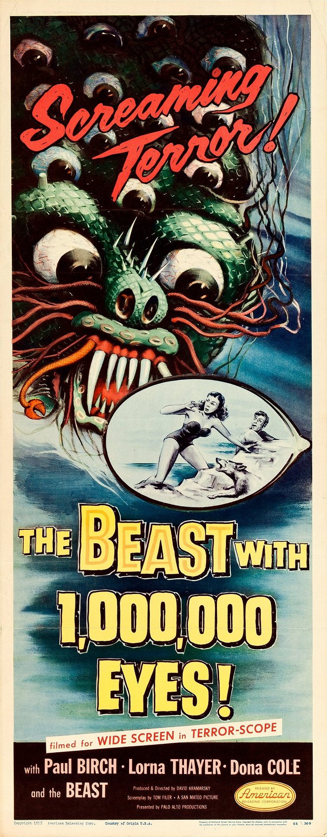 The Beast with 1,000,000 Eyes - Affiches
