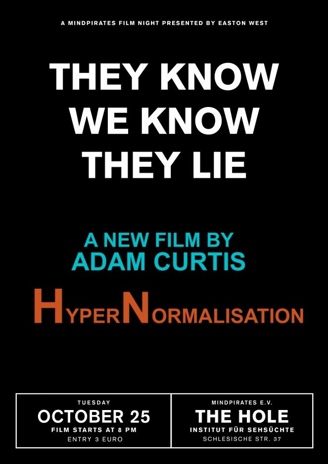 HyperNormalisation - Posters