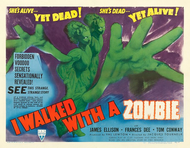 I Walked with a Zombie - Cartazes