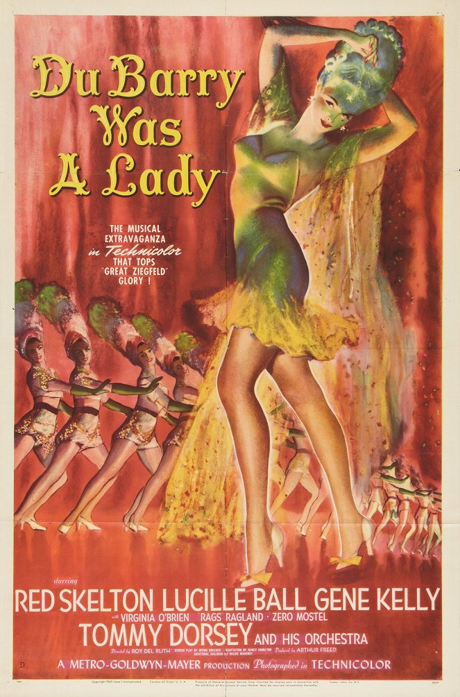 Du Barry Was a Lady - Posters