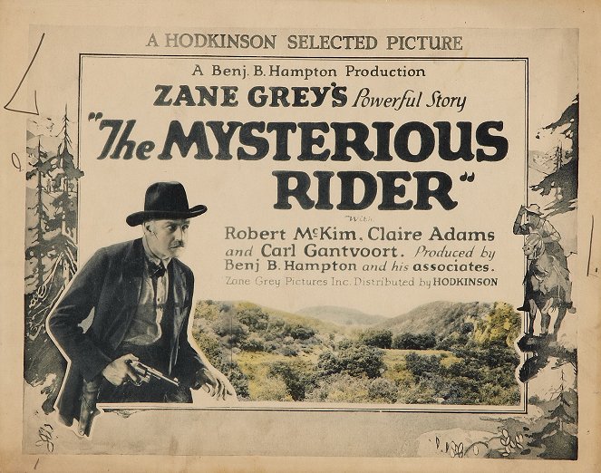 The Mysterious Rider - Affiches