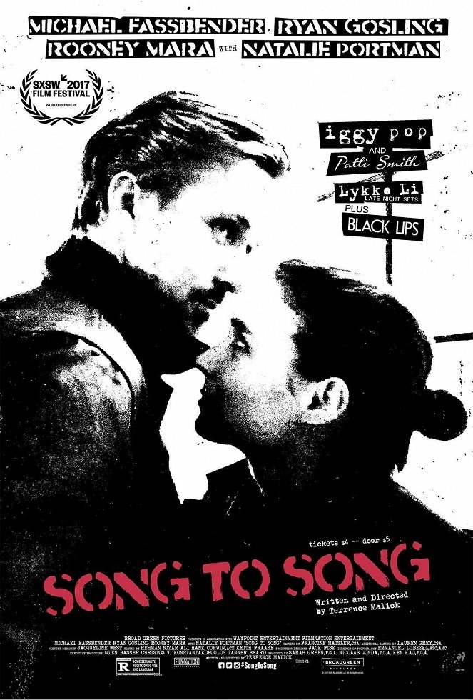 Song to Song - Carteles