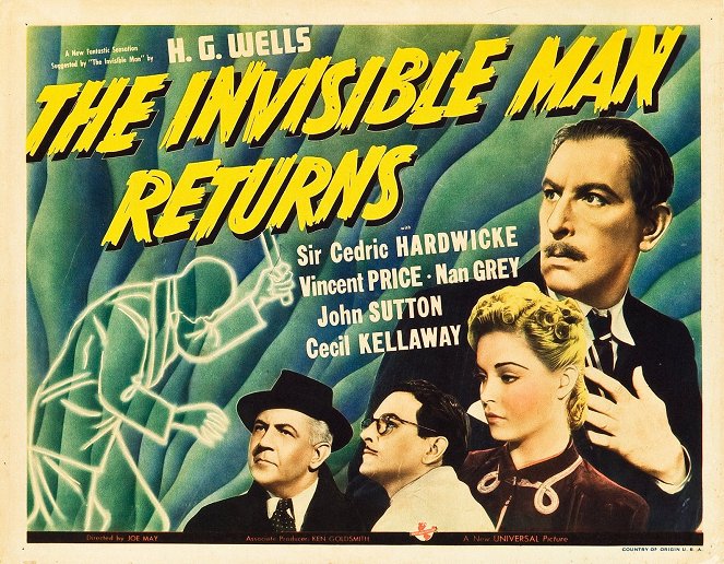 Le Retour de l'homme invisible - Affiches
