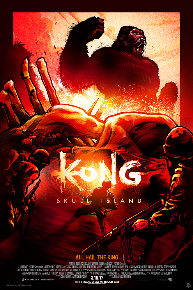 Kong: Ostrov lebiek - Plagáty