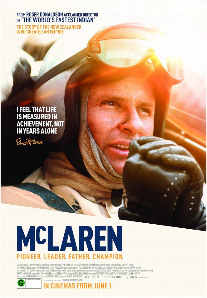 McLaren: la carrera de un campeón - Carteles