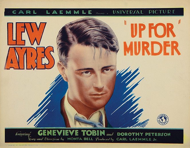 Up for Murder - Carteles