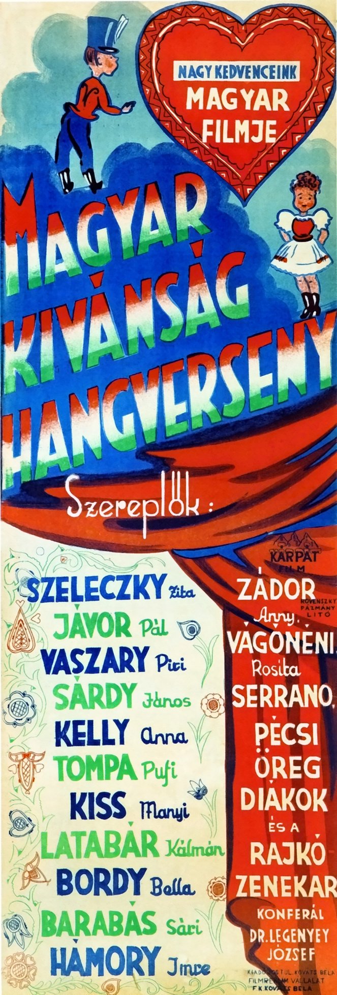 Magyar kívánsághangverseny - Plakate
