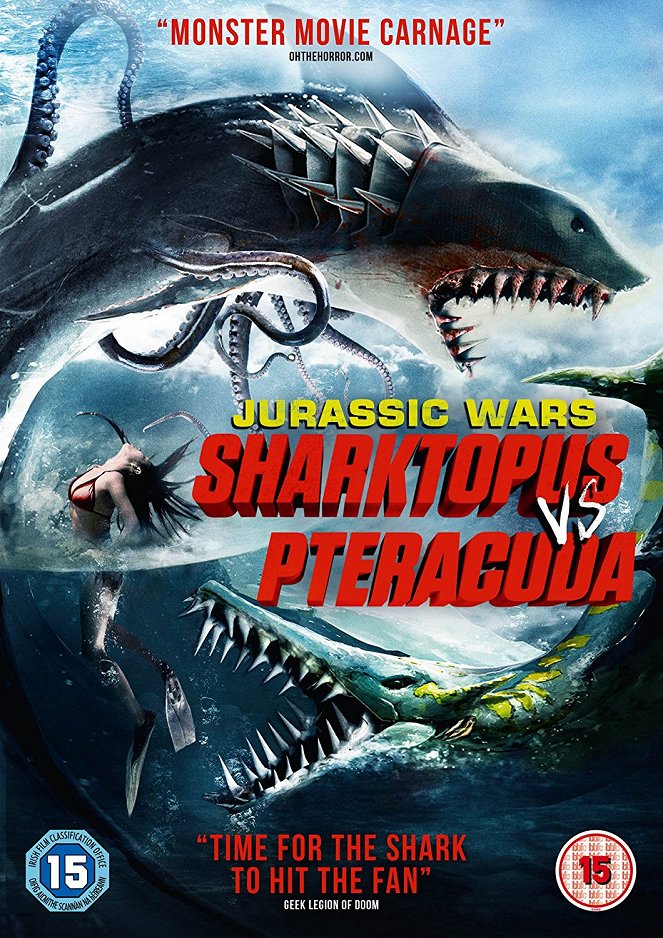 Jurassic Wars Sharktopus Vs Pteracuda - Posters