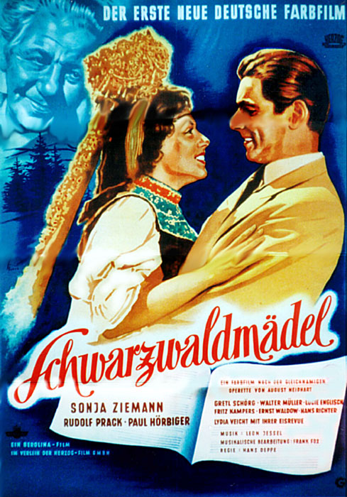 Schwarzwaldmädel - Plakáty