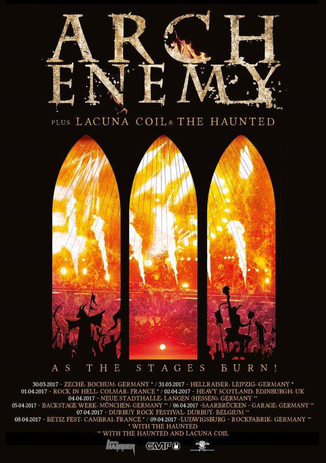 Arch Enemy, as the Stages Burn! - Plakáty