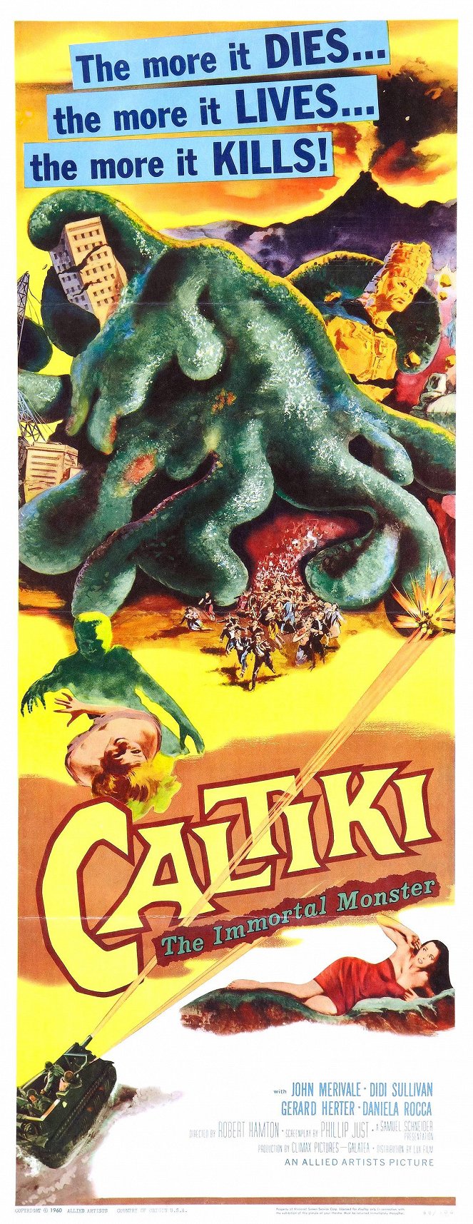 Caltiki the Undying Monster - Posters