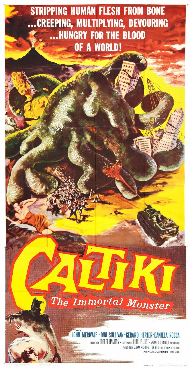 Caltiki, el monstruo inmortal - Carteles