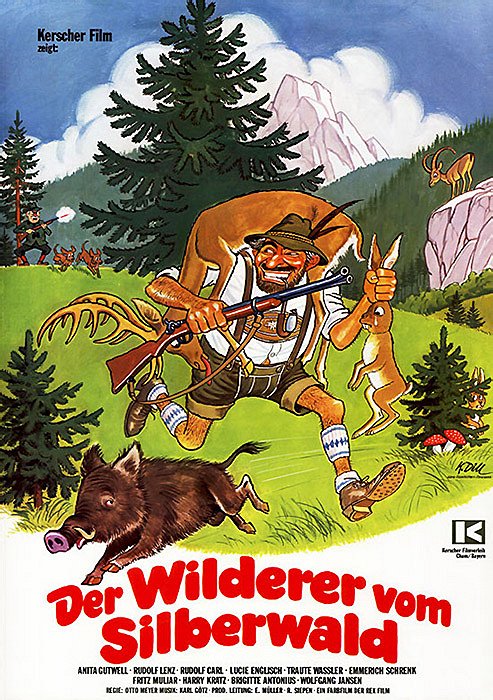 Der Wilderer vom Silberwald - Julisteet