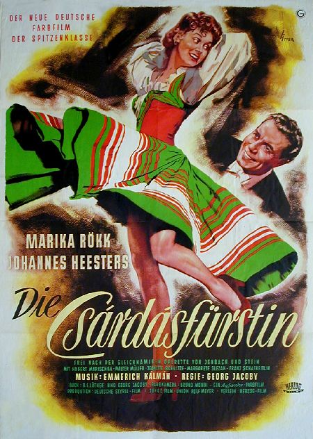 Die Csardasfürstin - Affiches