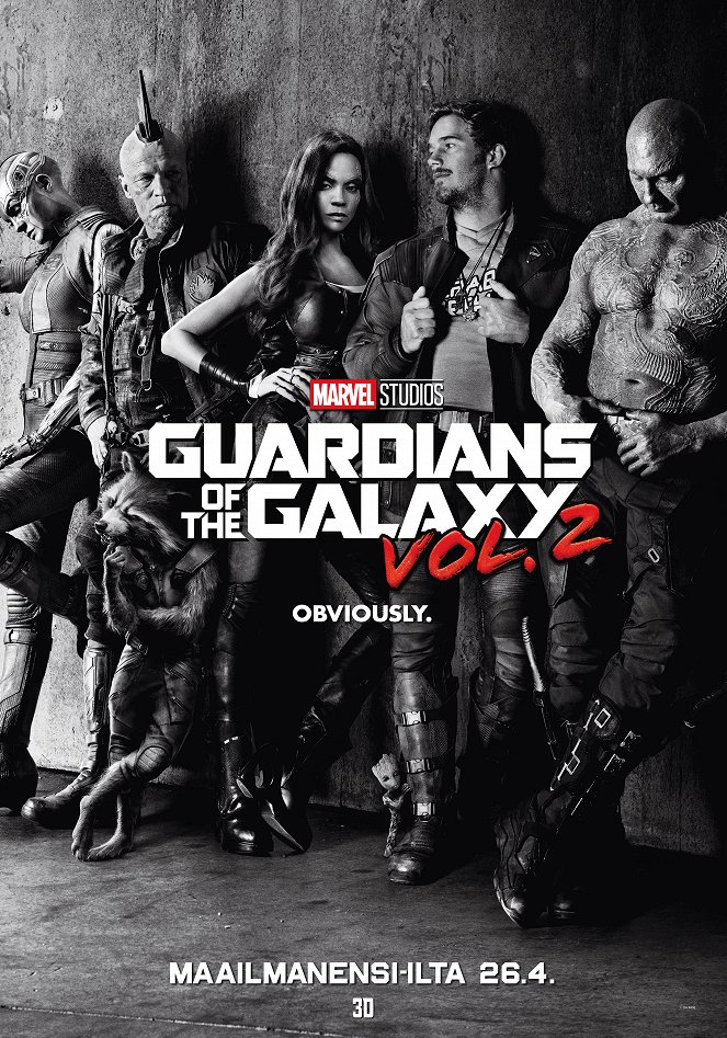 Guardians of the Galaxy Vol. 2 - Julisteet