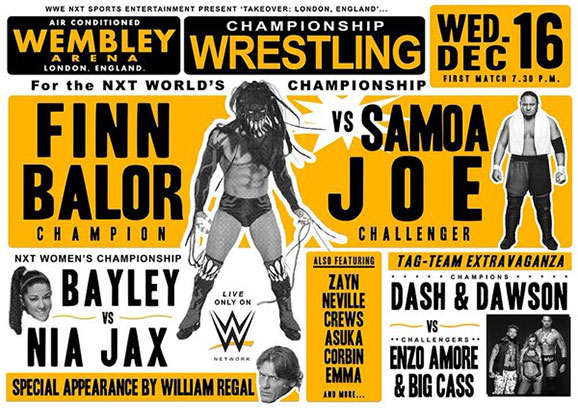 NXT TakeOver: London - Affiches
