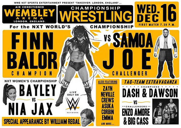 NXT TakeOver: London - Julisteet