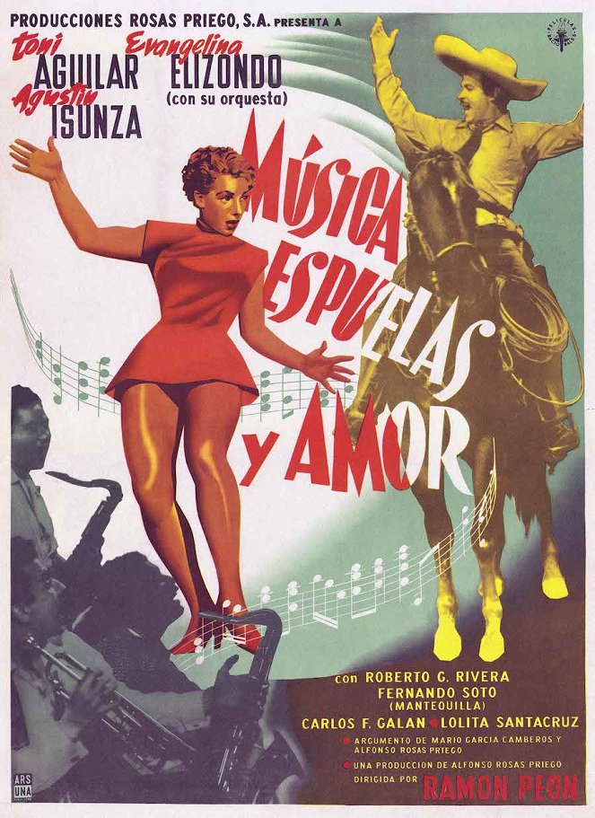 Música, espuelas y amor - Affiches