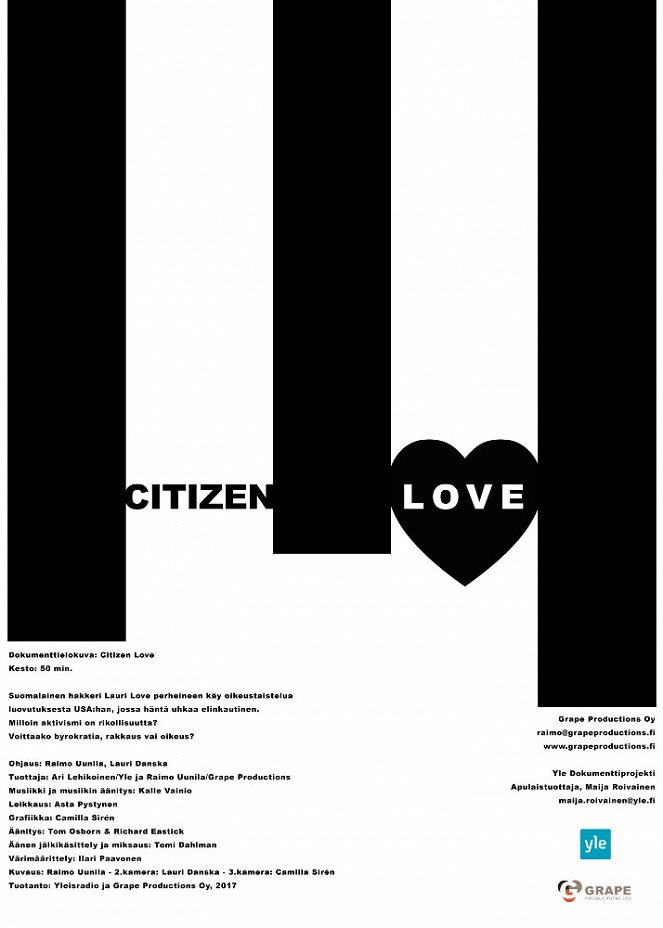 Citizen Love - Plakátok