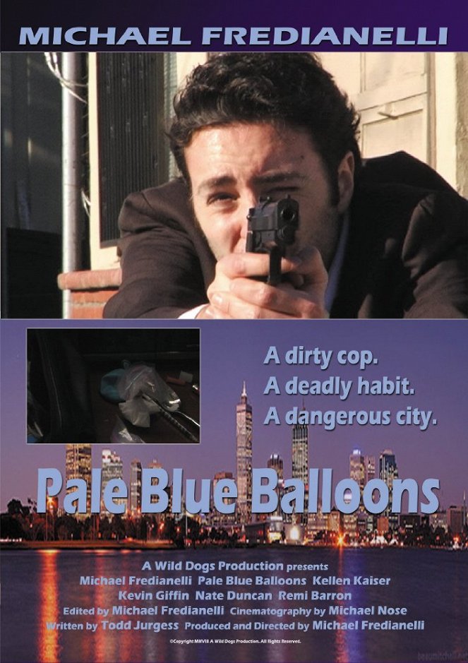 Pale Blue Balloons - Affiches