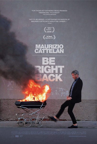 Maurizio Cattelan: Be Right Back - Plagáty