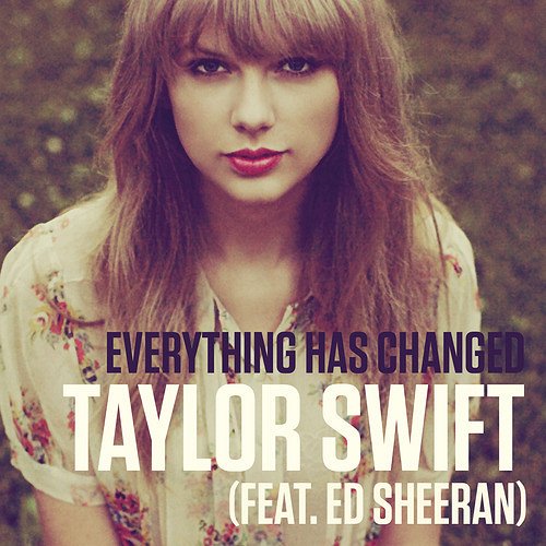 Taylor Swift - Everything Has Changed ft. Ed Sheeran - Cartazes