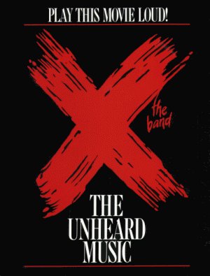X: The Unheard Music - Cartazes