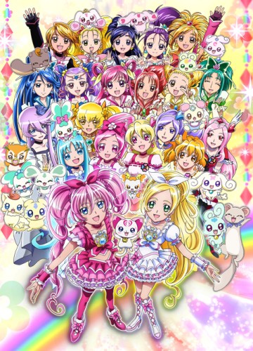 Pretty Cure All Stars DX3: Deliver the Future! The Rainbow-Colored Flower That Connects the World - Posters
