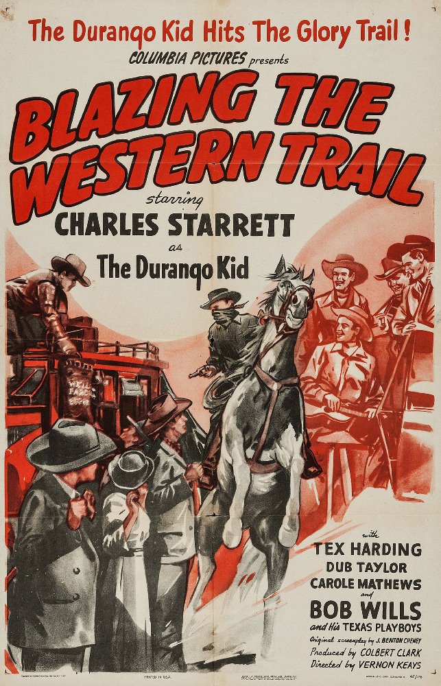 Blazing the Western Trail - Affiches