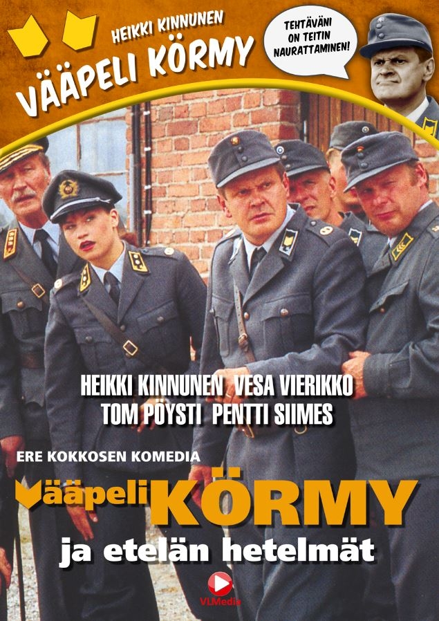 Vääpeli Körmy ja etelän hetelmät - Plakáty
