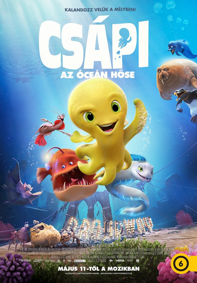 Csápi - Az óceán hőse - Plakátok